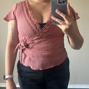 Pink top size medium